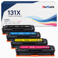 131X-CF210X-4PK Black Toner with Chip for LaserJet Pro Printer M251n M276n picture
