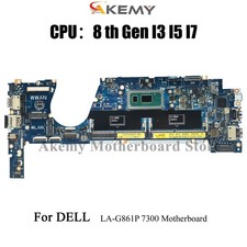 For Dell Latitude 7370 Laptop Motherboard LA-G861P EDC30 with i5 i7 CPU 09XFPT picture