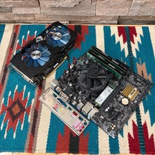 ASUS B150M-A/M.2 mATX Motherboard Combo i7-6700 16GB 256SSD W11P Radeon RX570 picture