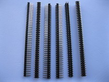 30 pcs SMD SMT 2.54mm 2x40 80pin Male Pin Header Double Row Strip New picture