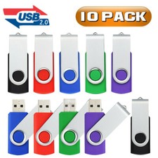 1/2/16/32/64GB USB Memory Stick Flash Thumb Pen Drive 5/10 Pack Bulk Wholesale picture