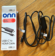 On. USB-C to HDMI Cable 6FT 4K UHD TV Monitor Adapter Cable New / Open Box picture