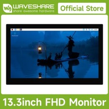 Waveshare 13.3inch High Resolution HDMI Capacitive Touch Display 10-Point Touch picture