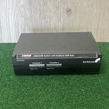 StarTech Starview 2 Port USB KVM Switch with Audio & USB 2.0 Hub SWIT-SV231USBBA picture