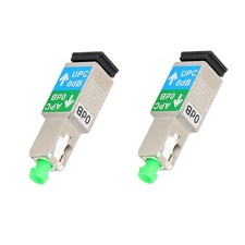 2x SC/APC Male to SC/UPC Female Adapter Converter Fiber Optic Coupler Connector, picture