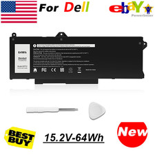 64Wh GRT01 Battery Replacement for Dell Latitude 15 5521 5531 14 5421 5431 05RGW picture