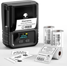 Phomemo M120-BK-SET 2 Inch Bluetooth Thermal Label Printer picture