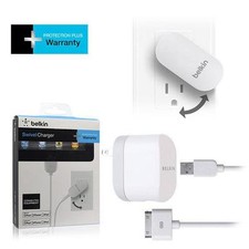 Belkin Swivel Apple 30 Pin 2.1mAh 10 Watt Wall Charger for *iPod/iPhone/iPad*  picture