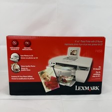 New Lexmark P450 Digital 4x6 Photo Inkjet Printer Bluetooth CD Burner Sealed picture