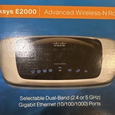 Cisco Linksys E2000 Dual-Band Wireless-N Router 300 Mbps Gigabit 4-Port picture
