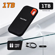 1TB Portable External SSD USB-C High Speed Solid State Drive Storage for PC Lapt picture