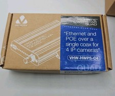 Veracity VHW-HWPS-C4 HIGHWIRE Powerstar Quad 4-Port PoE Switch Over Coax Cable picture