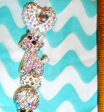 2 in 1 Stylus w/Ballpoint pen BLING w/Rhinestone Giraffe/Heart/Beads*SPARKLE* picture