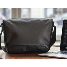 OGIO Laptop Messenger Bag Gray 16x11 Padded Shoulder Work School Travel picture