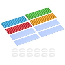 4Pcs M.2 2280 Nvme SSD Heatsink Kit 70x22x3mm Cooler Red/Blue/Green/Gold picture