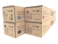 ✅ 🇺🇸 4PK GENUINE XEROX TONER COLOR 550 560 570  SET CMYK picture