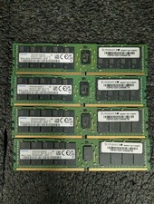 Lot 4 Samsung 64gb PC4-25600 2Rx4 DDR4-3200AA ECC RDIMM Reg Server Memory RAM picture