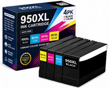 4PK 950XL 951XL(1BK/C/M/Y)Ink Combo Compatible for HP  OfficeJet Pro 8620 251DW picture