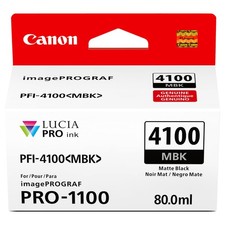 Canon PFI-4100 Genuine Matte Black Ink Tank, Compatible with imagePROGRAF PRO-11 picture