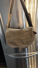 LL Bean Canvas Messenger Crossbody Shoulder Brown Khaki Field picture