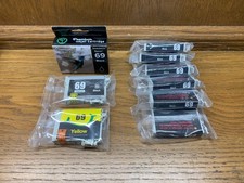 EZink 69 Premium Ink Cartridge Pack of 10 9 Black. with one yellow picture