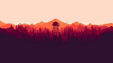 Landscape video games firewatch mountains nature forest Custom Gaming Mat Desk picture