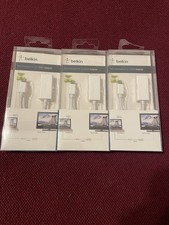 *NEW* Lot of 3 Belkin Mini Display Port To HDMI Adapter picture