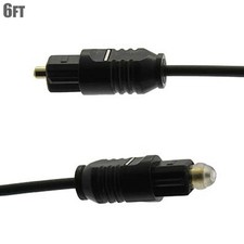 6FT Toslink Cable Optical Fiber Optic Male to Male M/M Digital Audio Cord picture