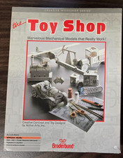 The Toy Shop Broderbund 1985 Big Box 3 Floppy Disks Manual Vintage Apple II picture