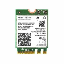 Intel Killer 6E AX1675x 1675 x Tri Band AX210  BT 5.2 WiFi for Alienware 17 R4 picture