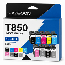 T850 9PK 9 Color With Chip Ink Cartridge fit for SureColor P800 Designer Edition picture