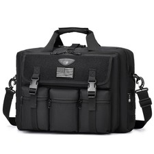 Tactical Messenger Bag, 15.6/17.3 Inch Tactical Briefcase for Man Military La... picture
