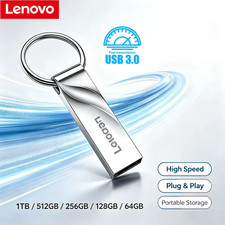 Lenovo USB 3.0 Metal Pen Drive 1TB High Speed Flash Drives 512GB 256GB Portable picture