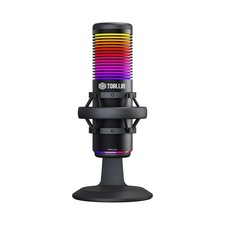 TOALLIN USB Condenser Microphone with RGB Lights for Gaming Streaming Podcasting picture