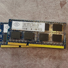 2 Nanya 2gb 2RX8 PC3-10600S DDR3-1333Mhz 1.5V Laptop Memory SODIMM RAM picture