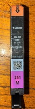 Canon Magenta Ink Cartridge for Canon Pixma CLI-251 M SEALED No Box picture