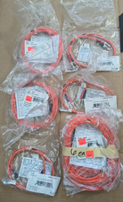 Lot Of 11 Quiktron VS 1M ST ST 62.5 DPX PVC Fiber Optic Patch Cables 810-112-003 picture