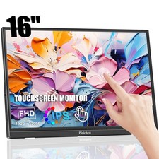 Pisichen 16 Inch Portable Monitor FHD 1920x1200P IPS Touchscreen HDMI USBC picture