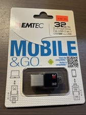 EMTEC MOBILE 32GB USB 3.0 MICRO 2.0  TWO in ONE FLASH DRIVE picture