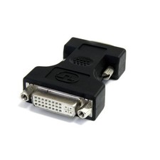 StarTech DVIVGAFMBK DVI to VGA Cable Adapter - Black - F/M 1 x HD-15 Male VGA picture