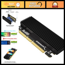 M.2 NVMe SSD to PCIe Adapter Card with Heatsink - High-Speed Data Transfer, Upgr picture