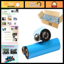 24 Rolls Premium Wax Thermal Transfer Ribbon 4.33