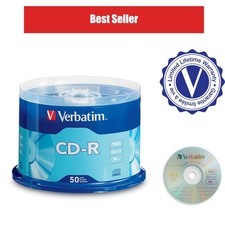 Verbatim CD-R Blank Discs 700MB 80 Min 52x Recordable 50 Pack Spindle picture