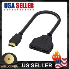 4K HDMI 2.0 Cable Splitter Switch UHD HDTV Switcher Signal Split 1 In To 2 Out picture