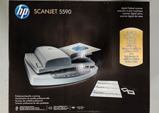 HP ScanJet 5590 Duplex Flatbed Scanner w/Auto Doc Feeder & 35mm Slide Accessory picture