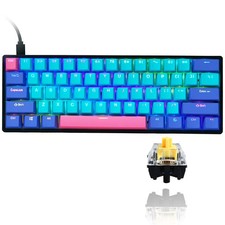 GTSP Gk61 60% Mechanical Keyboard Gaming Custom SK61 Hot Swappable 60 Percent... picture