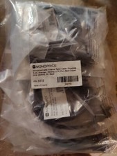 Lot of (10) 5ft Cat5e Monoprice Ethernet Patch Cables - 350MHz, 24 AWG, BLACK picture