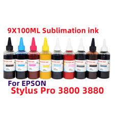 9X100ML Premium Sublimation refill ink for Stylus Pro 3880 3800 Printer picture