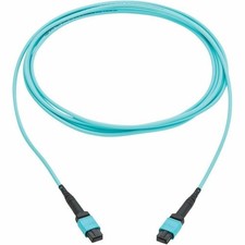 Tripp Lite 100G Multimode 50/125 OM4 Fiber Optic Cable, 5m TAA N845B-05M-12TAA picture