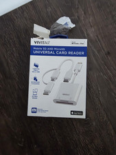 Vivitar Apple/Android SD MicroSD Universal Card Reader Lightning USB-C Micro USB picture